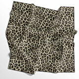 Leopar Desenli Soft Pamuk Eşarp - 04484