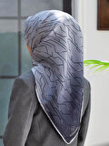 %100 Twill İpek 90x90 Eşarp - 04896
