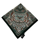 120x120 Etnik Desenli Soft Pamuk Eşarp - 04919
