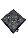 120x120 Etnik Desenli Soft Pamuk Eşarp - 04918