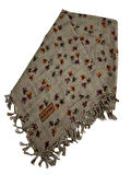 Sökme Boncuklu Pamuk Yazma - 95 x 95 - 04929