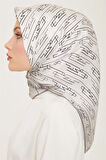 Sura İpek Eşarp 9142D-01 - Gri