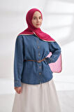 Müslin Biyeli Şal  -90 x 200- 3352-01