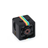 Mini SQ11 Kamera Full Hd Mikro Araç Kamerası Gece Görüşlü Taşınabilir Güvenlik Kaydedici 32gb Hafıza Kartı Hediyeli