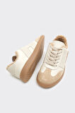Hakiki Deri Comfort Taban Kürklü Kadın Sneaker