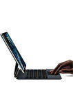 iPad Air 11 4/5/6 Nesil M1/m2/m3 Uyumlu Yesido Kb24 Magic Keyboard Touchpad Işıklı Klavyeli Kılıf