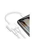 Iphone Ipad Lightning Uyumlu Kulaklık Ve Şarj Çevirici Dönüştürücü Çoğaltıcı Kablo 6 7 8 X Xs Xs 