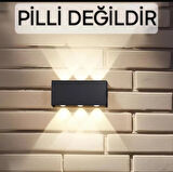 Dekoratif Modern Aplik Çift Yönlü Düz Kasa Şık Yeni Nesil Aplik (DİKKAT! PİLLİ DEĞİLDİR !)