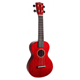 Mahalo Hano Series Concert Ukulele (Wine Red)