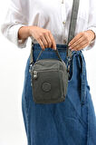 571 Collection Klinkır Kumaş Unisex Postacı Çanta Elde Tutma Çapraz Askılı Omuz Çantası 20*12 Cm