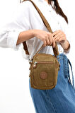 571 Collection Klinkır Kumaş Unisex Postacı Çanta Elde Tutma Çapraz Askılı Omuz Çantası 20*12 Cm