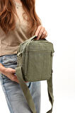 571 Collection Klinkır Kumaş Unisex Postacı Çanta Elde Tutma Çapraz Askılı Omuz Çantası 25*15 Cm