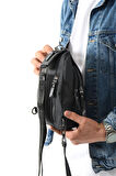 Erkek Bady Bag Göğüs Çantası Kanvas Kumaş Sırt Çantası 27*17 Cm Günlük Omuz Çantası 