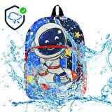 Anaokulu Sırt Çantası Astronot Kreş Erkek Çocuk Çantası Nasa 32*25 Cm 