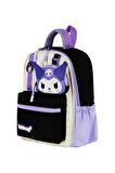 Kız Çocuk Anaokulu Sırt Çantası Kuromi Benzeri Kreş Çantası 33*25 Cm Ortopedik Su İtici Kumaş