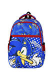 İlkokul Çantası Sonic 2'li Set 40*30 Cm Beslenme Çantası Ortopedik Sırt Çantası Erkek Çocuk
