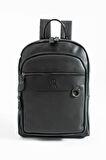 Unisex Sırt Çantası 38*24 Cm Suni Deri Laptop Bölmeli Business Evrak Çantası Mega Bag
