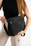 Kadın Postacı Çanta Hafif Klinkır Kumaş Çok Cepli Çapraz Askılı Omuz Çantası 28*24 Cm Günlük Çanta