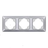 NE-AD Aras Üçlü Yatay Çerçeve - Gümüş