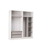 ÇAKIL MDF 5 Kapılı 2 Çekmeceli Gardrop Elbise Dolabı 200x53x216cm
