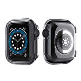 Apple Watch Uyumlu 5 (40mm) için Kasa Ekran Koruyucu Siyah gard-03 