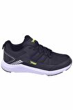 Jump Erkek Spor Ayakkabı Günlük Fileli Siyah/Neon 24865
