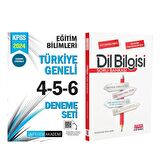 Pegem 2024 KPSS Eğitim Bilimleri Türkiye Geneli 4-5-6 Deneme ve AKM Dil Bilgisi Soru Bankası Seti