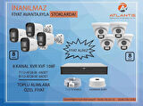 UNV AHD 8 Lİ GÜVENLİK KAMERA SETİ 