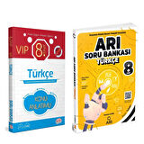 Editör Yayınları 8.Sınıf Türkçe VİP Konu ve Arı Soru Bankası Seti 2 Kitap