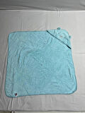 PAMUKBEBEK 100X100 WELSOFT AYI FİGÜRLÜ KUNDAK/PLAJ HAVLUSU
