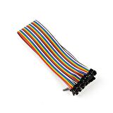 20 Pin 40cm Dişi - Dişi Breadboard Kablosu