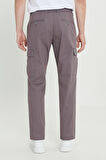 Comfort Fit Rahat Kesim Pamuklu Esnek Yan Cepli Kargo Pantolon