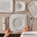 Karaca Fine Pearl Helen 62 Parça 12 Kişilik Yemek Takımı