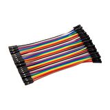 10cm 40 Pin Ayrılabilen Dişi - Dişi Uyumlu Dupont Kablo