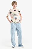 DeFacto Erkek Çocuk Paraşüt Jean Pantolon D6821A825SMNM39