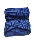 DİNARSU ROMANS EMBOSS ÇİFT KİŞİLİK BATTANİYE NAVY BLUE