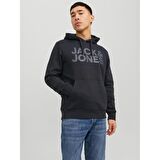 Jack & Jones Corp Logo Erkek Siyah Sweatshirt (12152840-B)