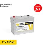 12V 230Ah LiFePO4 Platinum Series Bluetooth'lu Lityum Demir Fosfat Akü