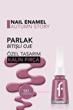 Flormar Klasik Parlak Bitişli Yüksek Pigmentli Oje - Nail Enamel -541 Autumn Story- 8682536047845