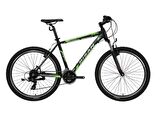 BİSAN MTX 7050 DAĞ BİSİKLETİ 43 CM V 26 JANT 21 VİTES MAT SİYAH YEŞİL