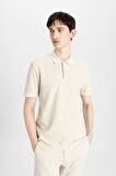 DeFacto New Regular Fit Waffle Kısa Kollu Basic Düz Polo Tişört B4508AX24SPBG430
