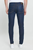 Erkek K.mavı Slim Fit Dar Kesim Magic Denim Esnek Jean Kot Pantolon