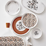 Karaca Streamline Safari 59 Parça 12 Kişilik New Bone Yemek Takımı