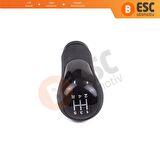Ford Fiesta MK5 6 Fusion Transit Tourneo Connect MK1 2S6R7217AC İçin Siyah Renk 5 İleri Vites Topuzu