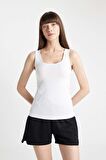 DeFacto Regular Fit Pamuklu Basic Düz Beyaz İç Atlet-Fall in Love R9041AZ24AUWT34