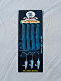 SeaHunter V8 Jig Series 8cm 5,5gr Silikon Yem 4pcs MAVİ