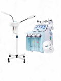  Hydrafacial 7in1 + Vapozon Buhar + Büyüteçli Loop Lamba (Amerikan Cilt Bakım Seti)