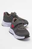 mnpc Unisex Çocuk Gri Günlük Spor Ayakkabı