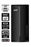 ACER ASPİRE TC1760 i3 12100 40GB RAM 512GB SSD FDOS DT.BHUEM.004 MASAÜSTÜ PC & PER4 BELLEK