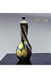 Sharp & Art Seramik Yaldızlı Gece Serisi Burgulu Vazo